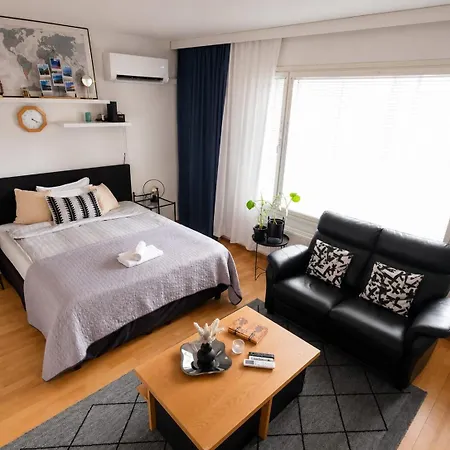 Lakeside Serenity In Lutakko - Sauna, Parking, Ac Daire *
